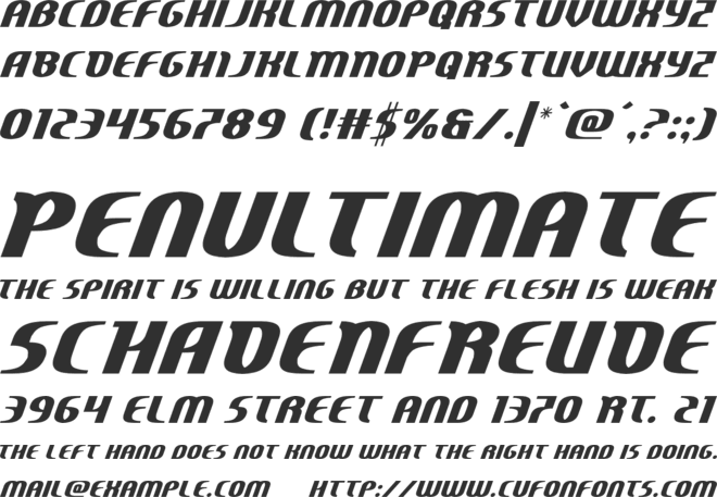 Centaurus font preview
