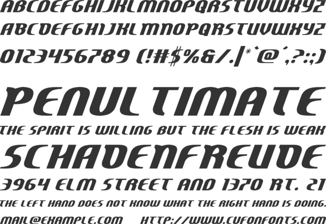 Centaurus font preview