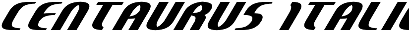Centaurus Italic Italic font