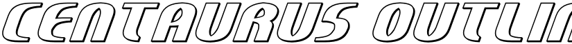 Centaurus Outline Outline font