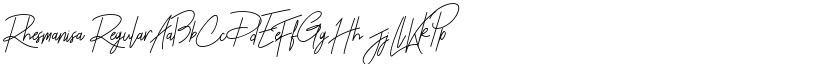 Rhesmanisa Regular font