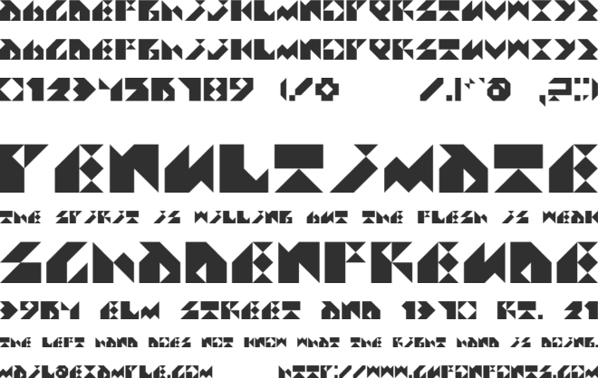 AS/SQ font preview