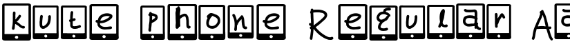 kute phone Regular font
