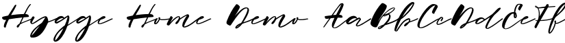 Hygge Home Demo font