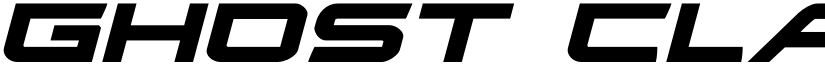 Ghost Clan Expanded Italic Expanded Italic font