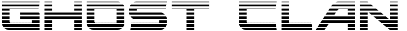 Ghost Clan Gradient Regular font
