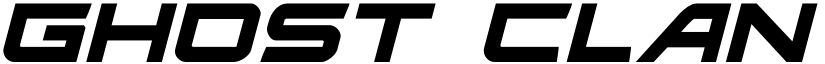 Ghost Clan Italic Italic font