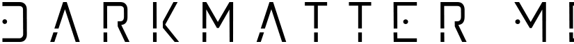 darkmatter Medium font