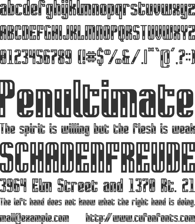 Refollte font preview