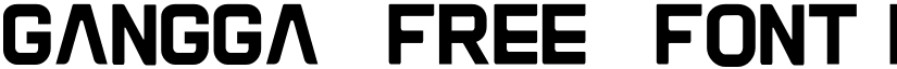 Gangga-Free-Font Regular font