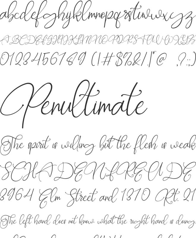 Rottrydam Wargna Personal Use font preview