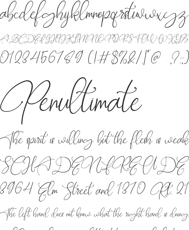 Rottrydam Wargna Personal Use font preview