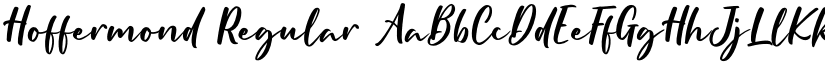 Hoffermond Regular font