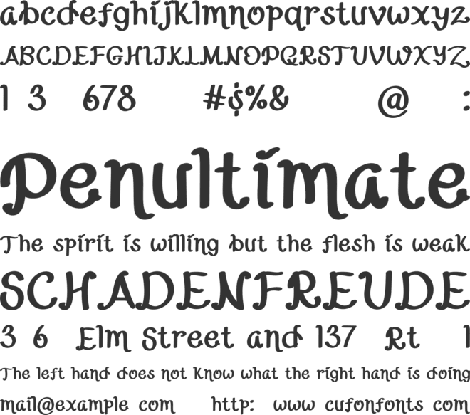 Annimipu font preview
