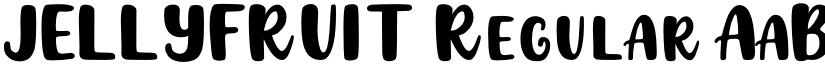JELLYFRUIT Regular font