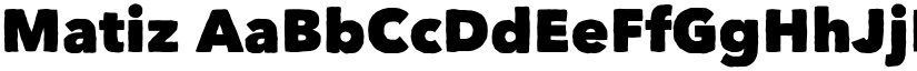 Matiz font