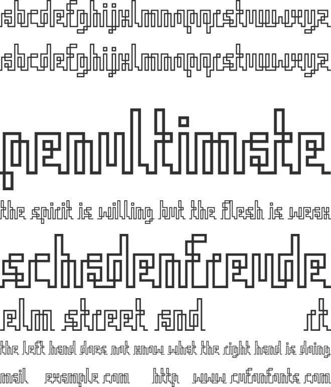 Iqq font preview