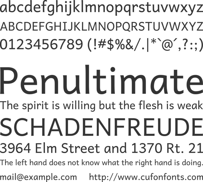 Karachay Balkar font preview