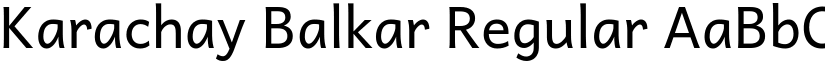 Karachay Balkar Regular font