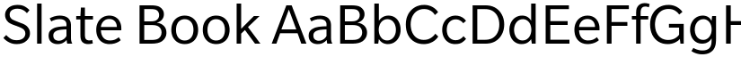 Slate Book font