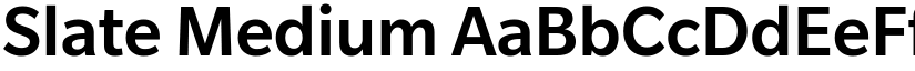 Slate Medium font