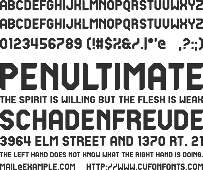 Lesotho Beach font preview