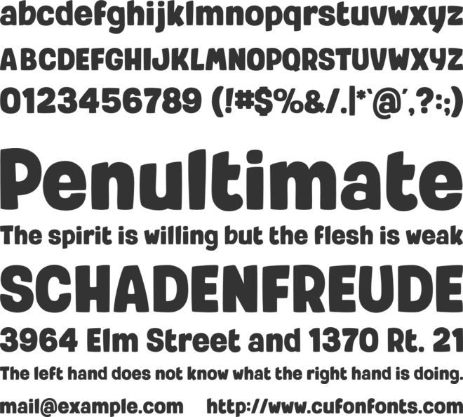 LazyType beta font preview