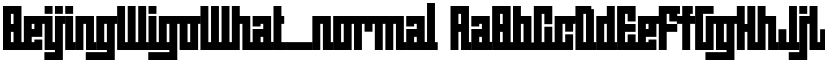 BeijingWigoWhat_normal font