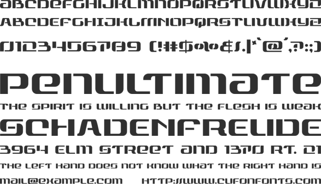 Range Paladin font preview