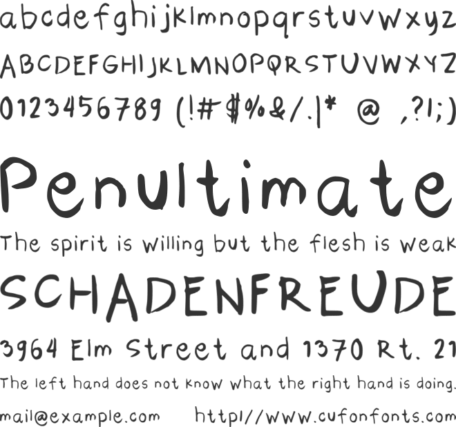 Pippa Handwriting font preview