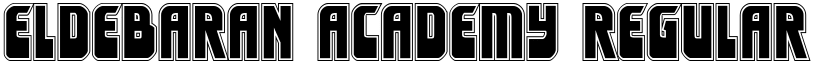 Eldebaran Academy Regular font
