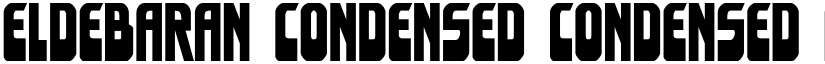 Eldebaran Condensed Condensed font