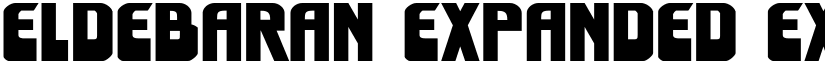 Eldebaran Expanded Expanded font