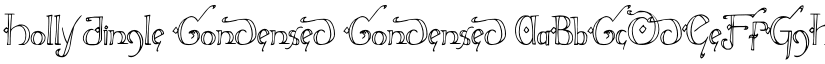 Holly Jingle Condensed Condensed font