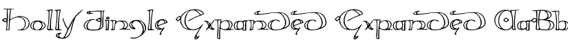 Holly Jingle Expanded Expanded font