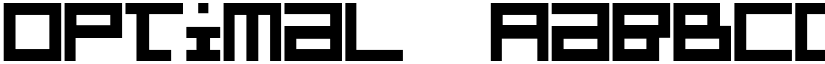 Optimal font