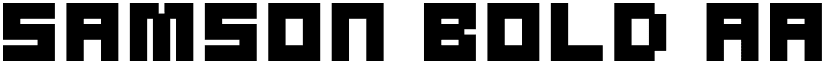 Samson Bold font
