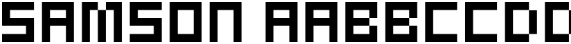 Samson font
