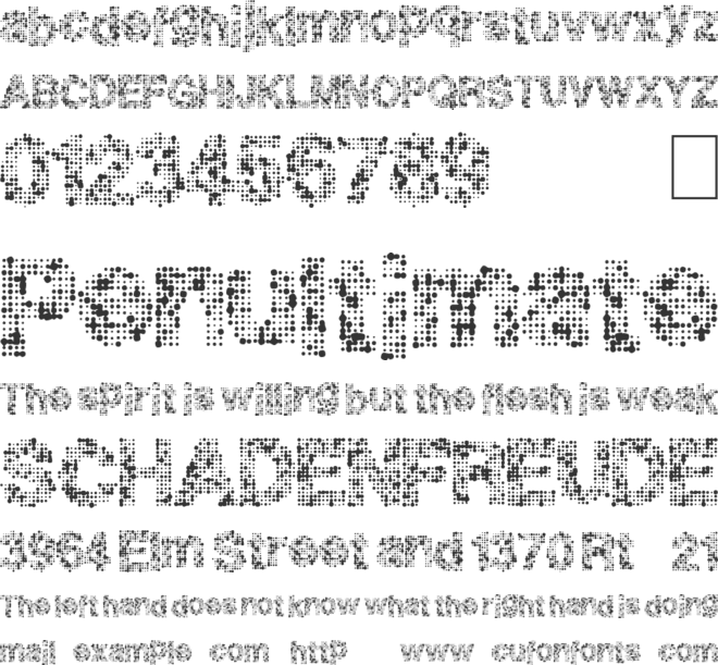 PixelDrip font preview