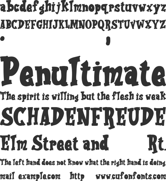Rolade font preview