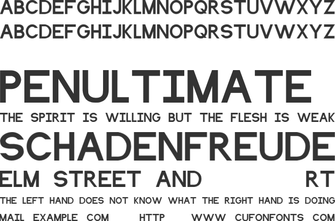 Katavica font preview