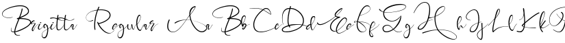 Brigitta Regular font