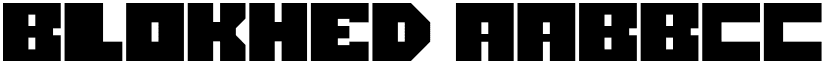 Blokhed font