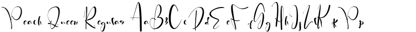 Peach Queen font download