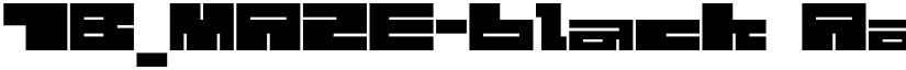 1B_MAZE-black font