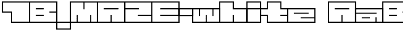 1B_MAZE-white font