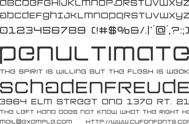 Colony Marines font preview