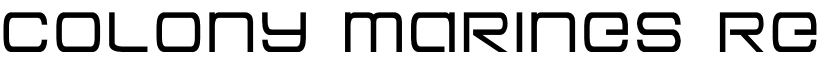 Colony Marines Regular font