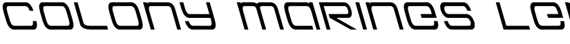 Colony Marines Leftalic Italic font
