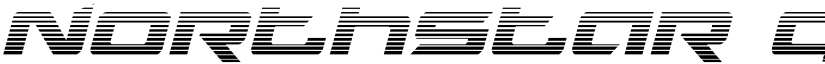 Northstar Gradient Italic Italic font
